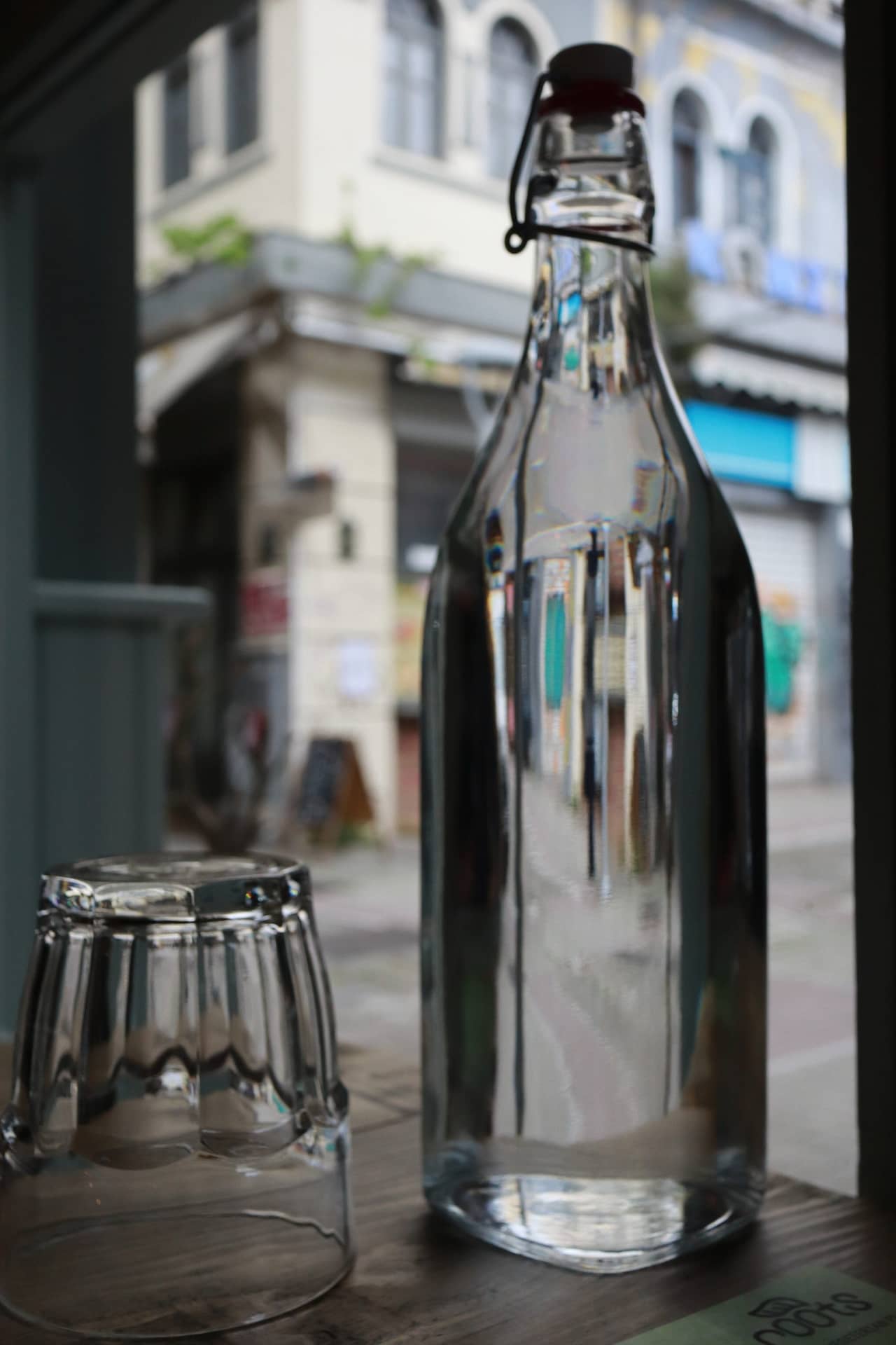 Glass bottle Roots